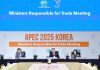 APEC 통상장관회의 제주서 개최···다자무역 협력 논의 속 잇단 양자회담 – Hàn Quốc tổ chức Hội nghị Bộ trưởng Thương mại APEC năm 2025 APEC 통상장관회의 제주서 개최···다자무역 협력 논의 속 잇단 양자회담 - Hàn Quốc tổ chức Hội nghị Bộ trưởng Thương mại APEC năm 2025