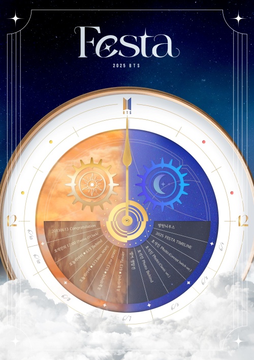 ▲ 2025 BTS FESTA 포스터. 방탄소년단 공식 누리 소통망(SNS) X 계정 Postesr chính thức của lễ hội “BTS FESTA 2025”. (Ảnh: Tài khoản X chính thức của BTS)