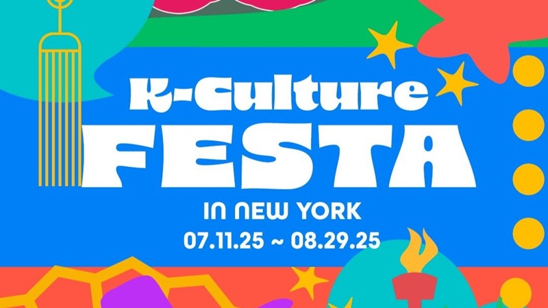 ▲ 'K-컬쳐 페스타 인 뉴욕' 포스터. Poster chính thức của lễ hội “K-culture Festa in New York”. (Ảnh: Trung tâm Văn hóa Hàn Quốc tại New York - 뉴욕한국문화원)