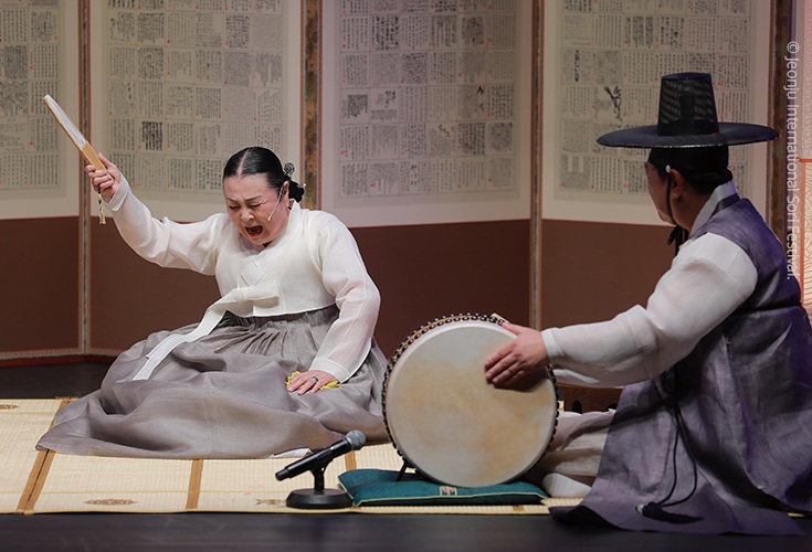 Biểu diễn Pansori tại Liên hoan Âm nhạc Quốc tế Sori Jeonju thường niên ở tỉnh Jeollabuk-do