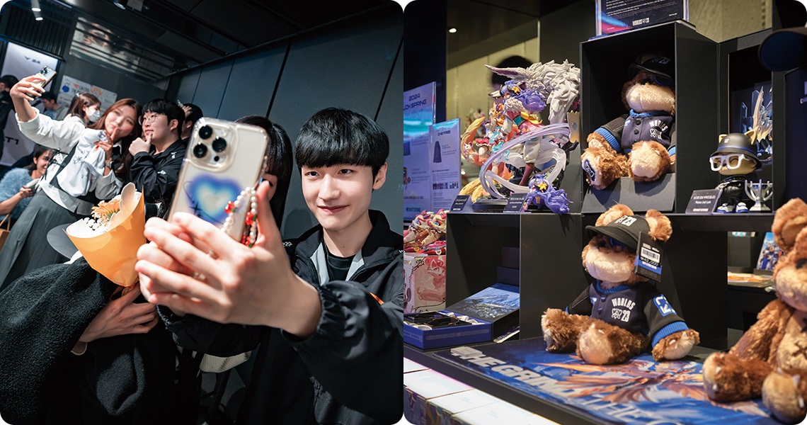 After the game ends there is often a meeting where fans can interact with the players have conversations and take photos together. © Riot Games