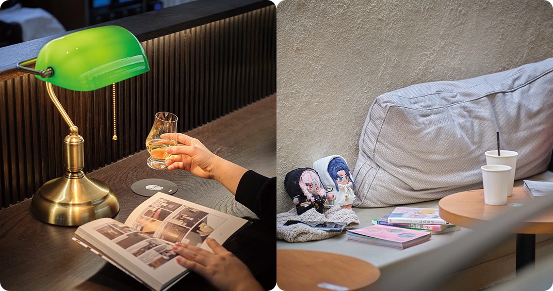 Graphic sells various types of high quality alcoholic drinks so visitors can drink according to their taste