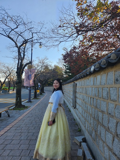 Hành trình du học Hàn Quốc đã giúp cho nữ du học sinh ngày càng trưởng thành và trải nghiệm nhiều điều thú vị. (Ảnh: Gracia)