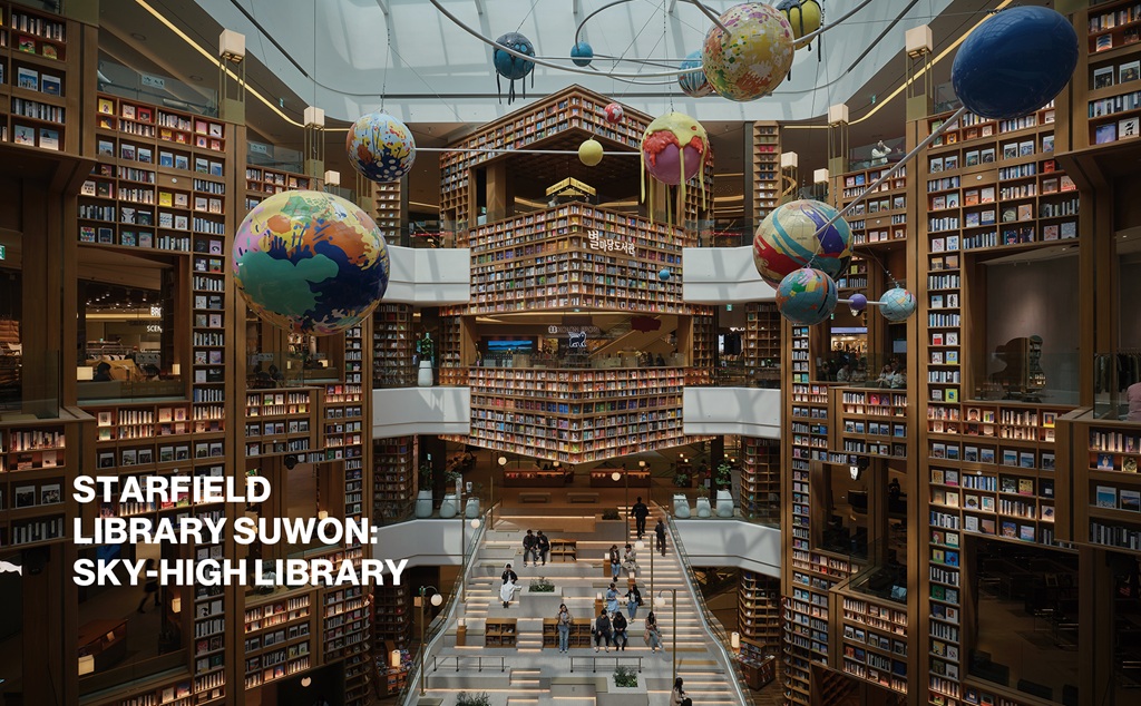 Thư viện Starfield Suwon: Thư viện sách giữa trời cao