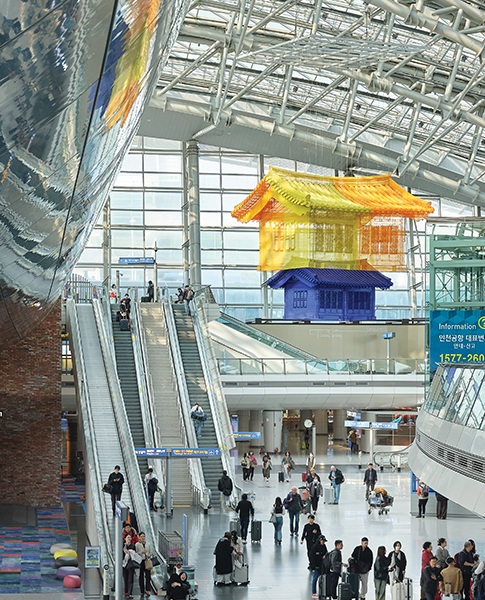 Artwork by Ryu Jongdae at Incheon International Airport