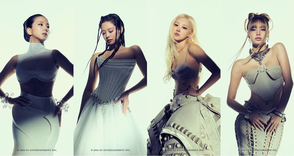 ▲ 블랙핑크가 오는 27일 발매 예정인 미니 3집 '데드라인'(DEADLINE) 비주얼 포스터. Poster cho mini album mới “DEADLINE” của BLACKPINK. (Ảnh: YG Entertainment - YG 엔터테인먼트)